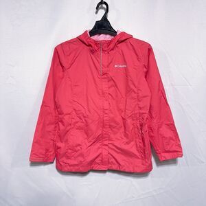 Columbia Youth  Girls Timber Pointe II Pink Omni-Tech Waterproof Jacket XL 18 20